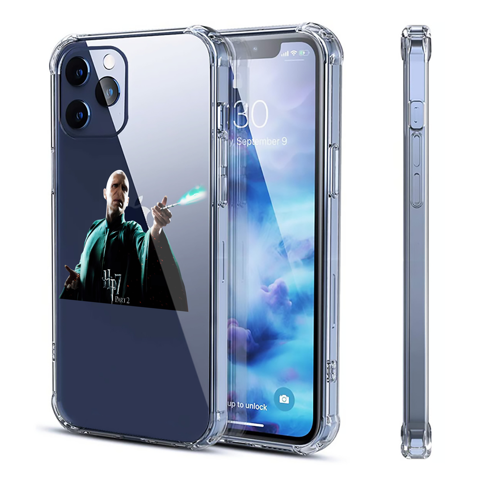 （画像用） Harry Potter ハリー・ポッターシリーズ 【iPhone 12シリーズ対応】透明スマホケース（クリアソフトケース）